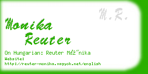 monika reuter business card
